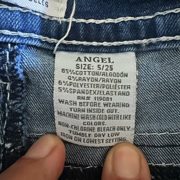 Angel Washed Jewel Bootcut Jeans. Tall size 5/25. - Picture 6 of 6